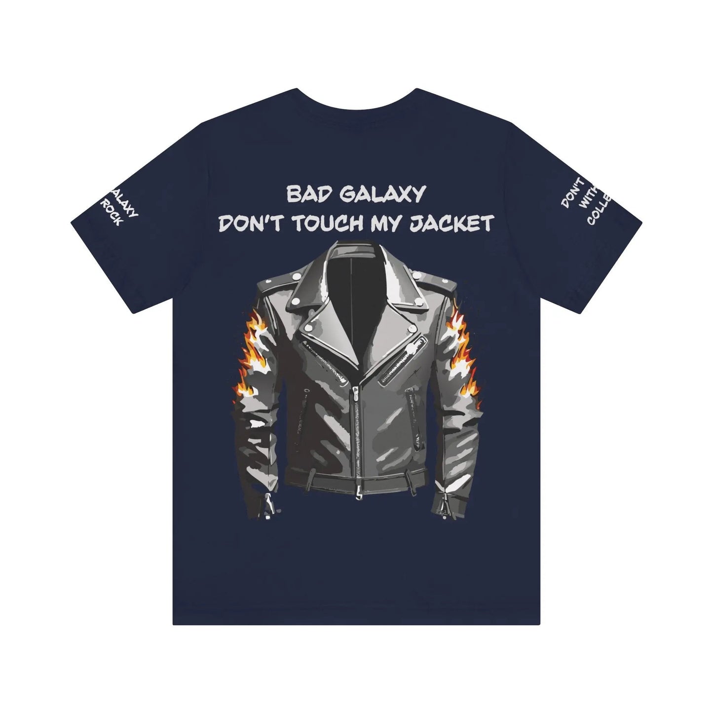 Punk Rock Tee Shirt Made To Order From Bad Galaxy Eco Friendly Inks Cotton Tee Made In USA