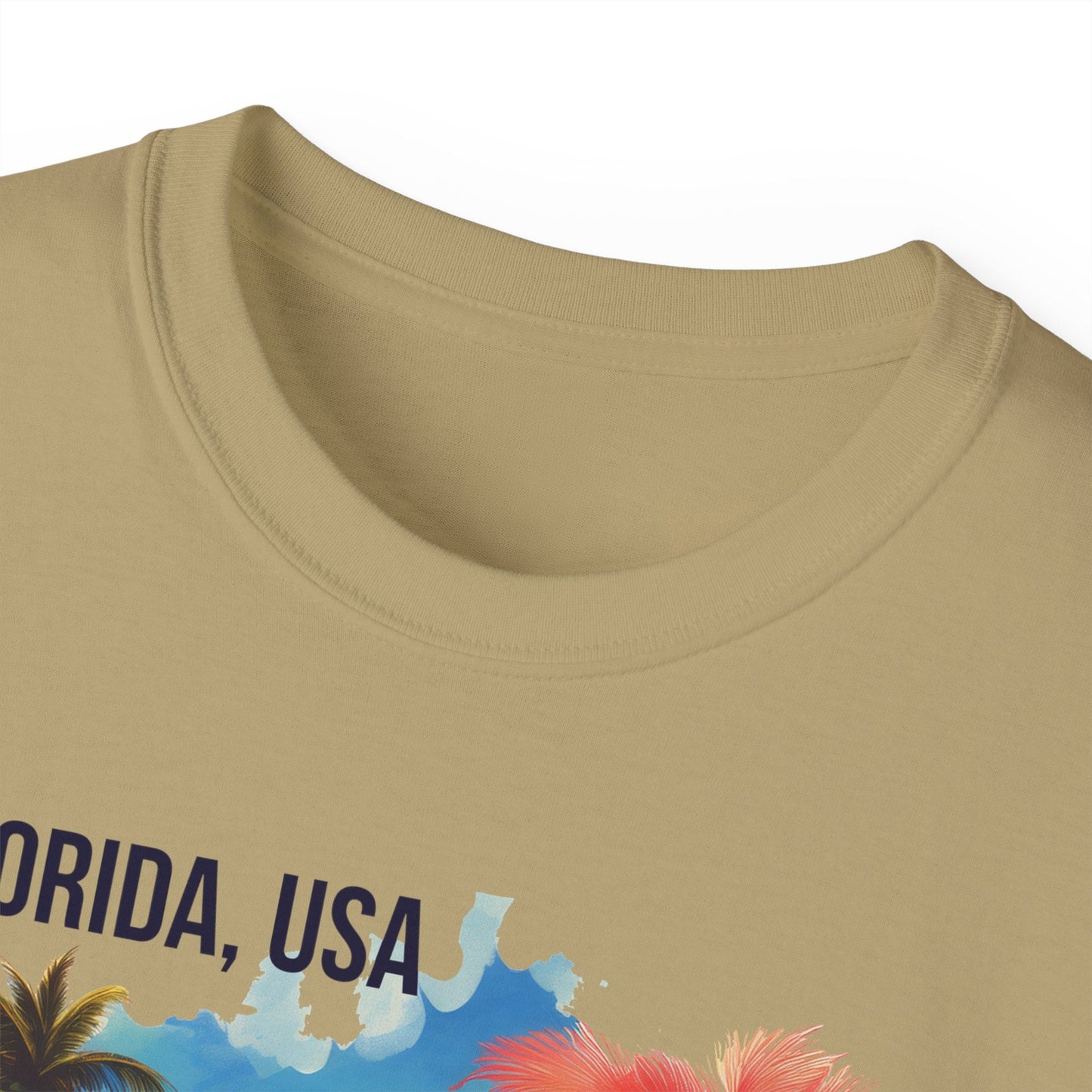 Florida Graphic Unisex Cotton T‑Shirt 1