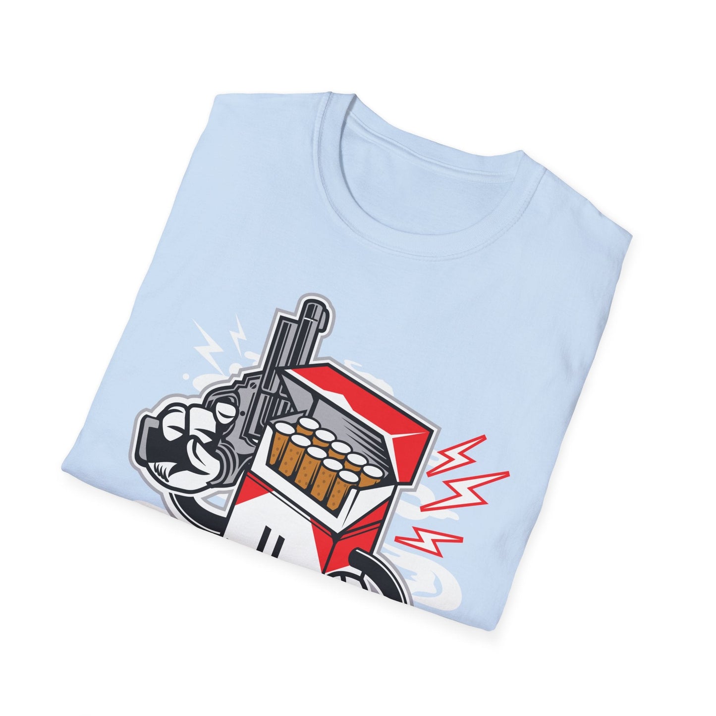 Cartoon T Shirt Animation Tee Funny Unisex Gildan Softstyle 64000 100 Percent Ring Spun Cotton