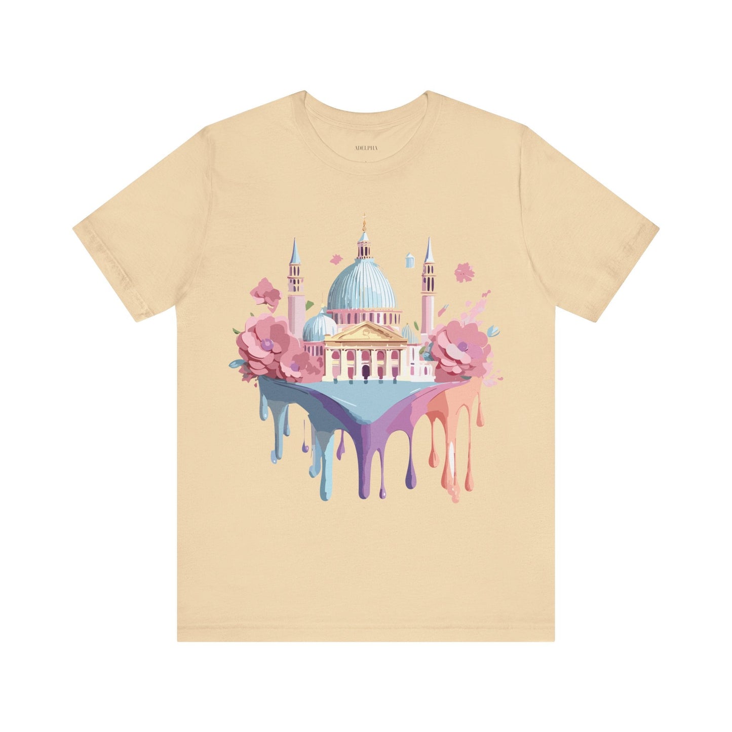 Venice Tourist Graphic Tee Unisex Vintage Inspired Artwork Short Sleeve