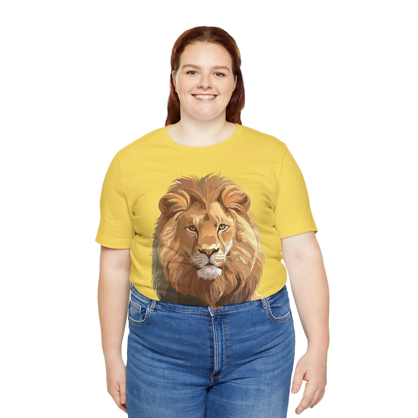 Unisex Animal Art Tee Shirt With Wild Animals Design Gildan 64000 Softstyle Cotton