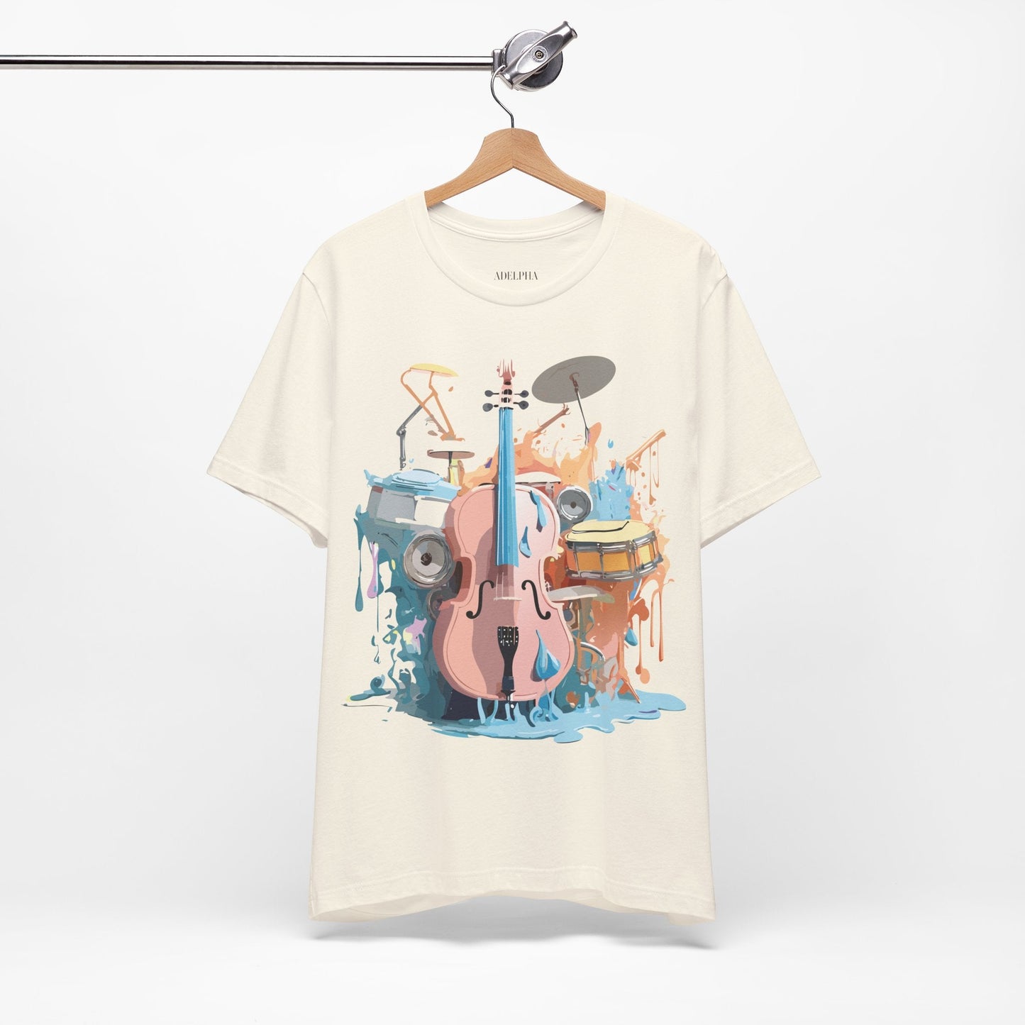 Adelpha Graphic Tee Unisex Short Sleeve Shirt With Vintage Inspired Artwork Design