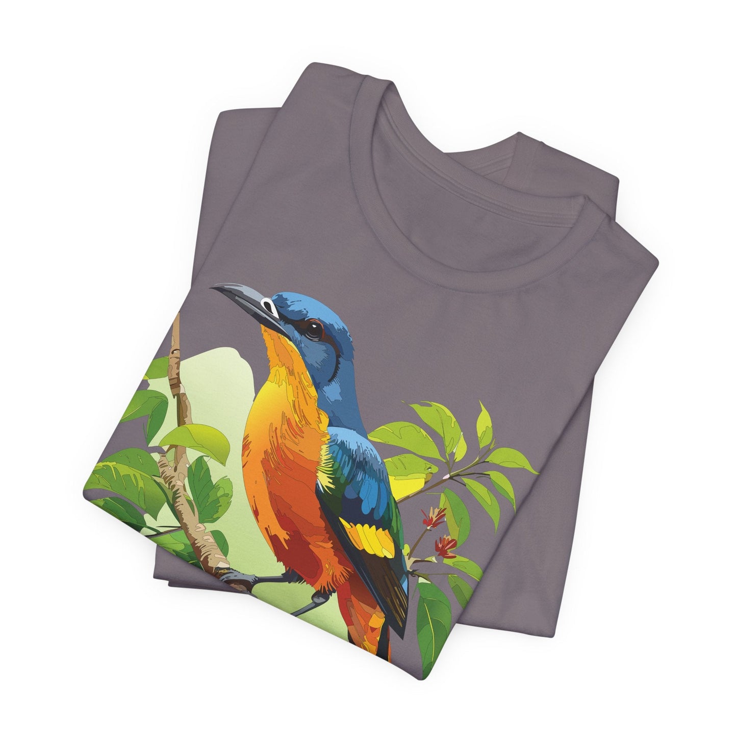 Unisex Animal Design Tee Shirt With Wildlife Graphics For Casual Everyday Wear And Comfort
