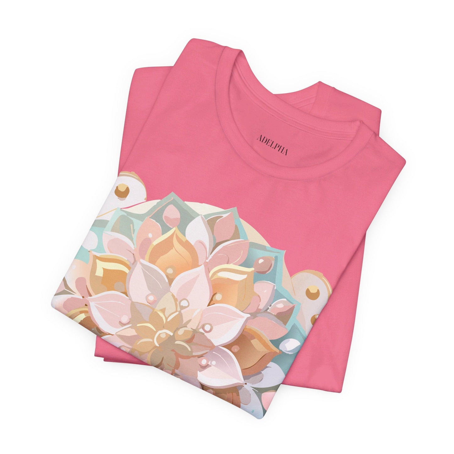 Mandala Shirt Graphic Tee Unisex Adelpha Vintage Inspired Art Design Premium Apparel