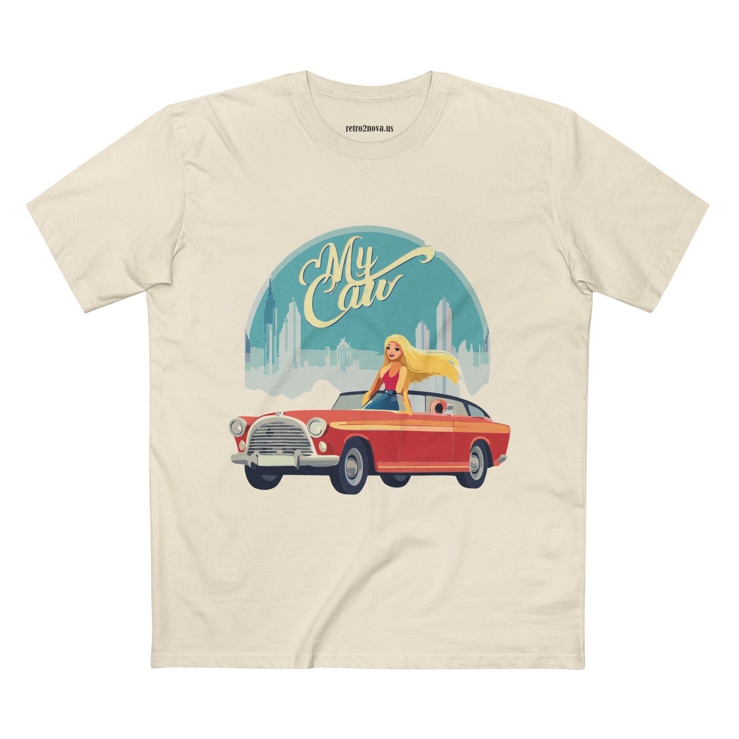 Retro Car Shirts Vintage Car RC13 Unisex Premium Cotton Tee With Original Art Design Retro2Nova