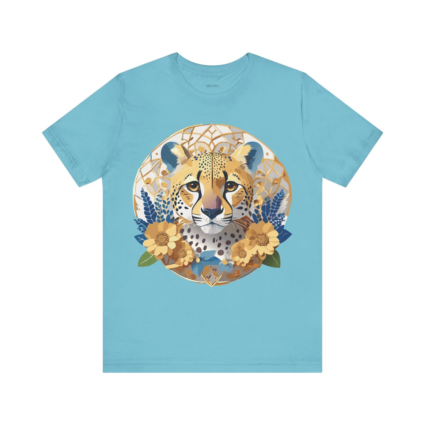 Medallion Graphic Unisex 100 Cotton Vintage Animal Medal Artwork Tee 53