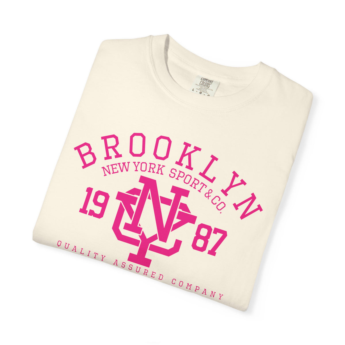Brooklyn 1987 Athletic Logo Unisex Comfort Colors Garment-Dyed Heavyweight 100 Cotton Art Design T-Shirt w11