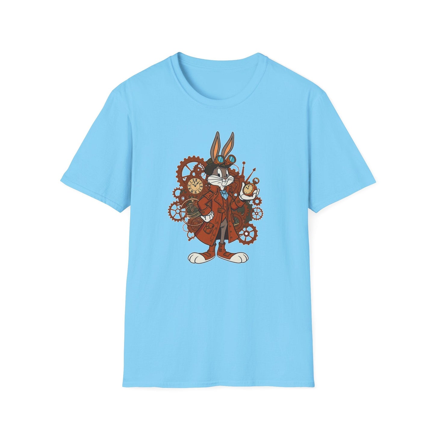 Bugs Bunny Shirt Unisex T Shirt Cartoon Tee 100 Percent Cotton Gildan Softstyle Graphic Tee
