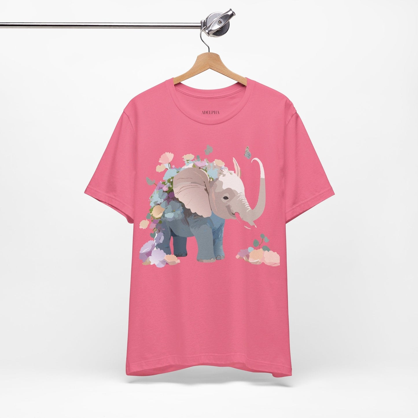 Elephant Graphic Tee Unisex Jersey Short Sleeve Art Design Adelpha Premium Vintage Inspired