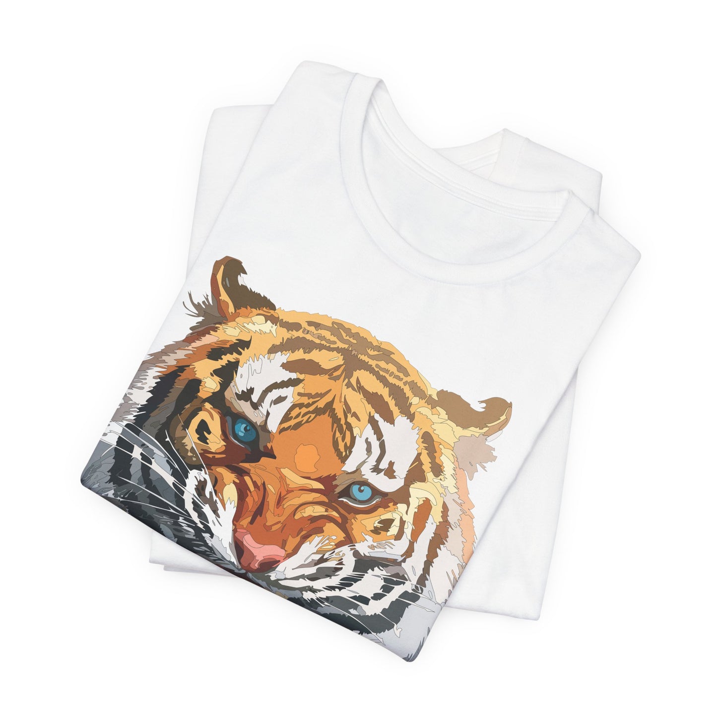Tiger Shirt, Animal Shirt, T-Shirt with Tiger, Art Design Tee, Wild Animals Tees, Safari T-Shirt, Graphic Design Tee 15