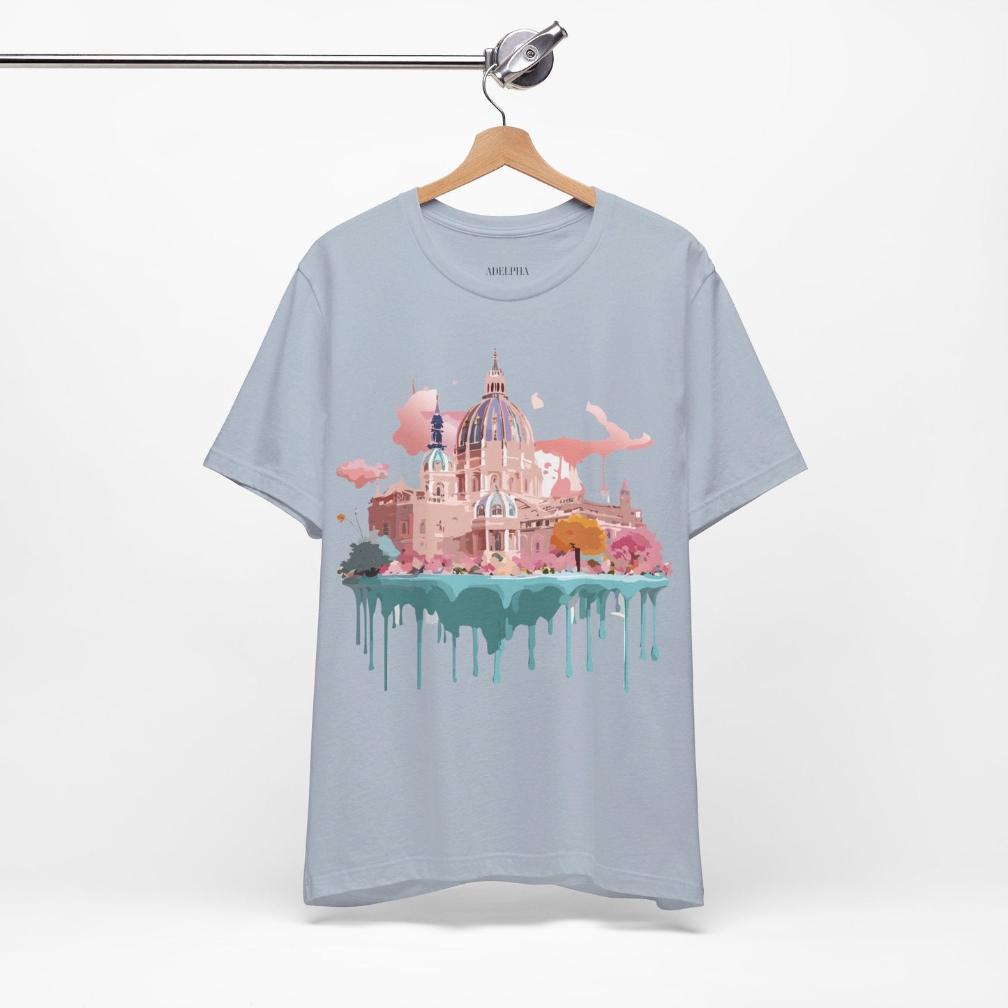 Vienna Graphic Tee Unisex Short Sleeve Vintage Inspired Art Design