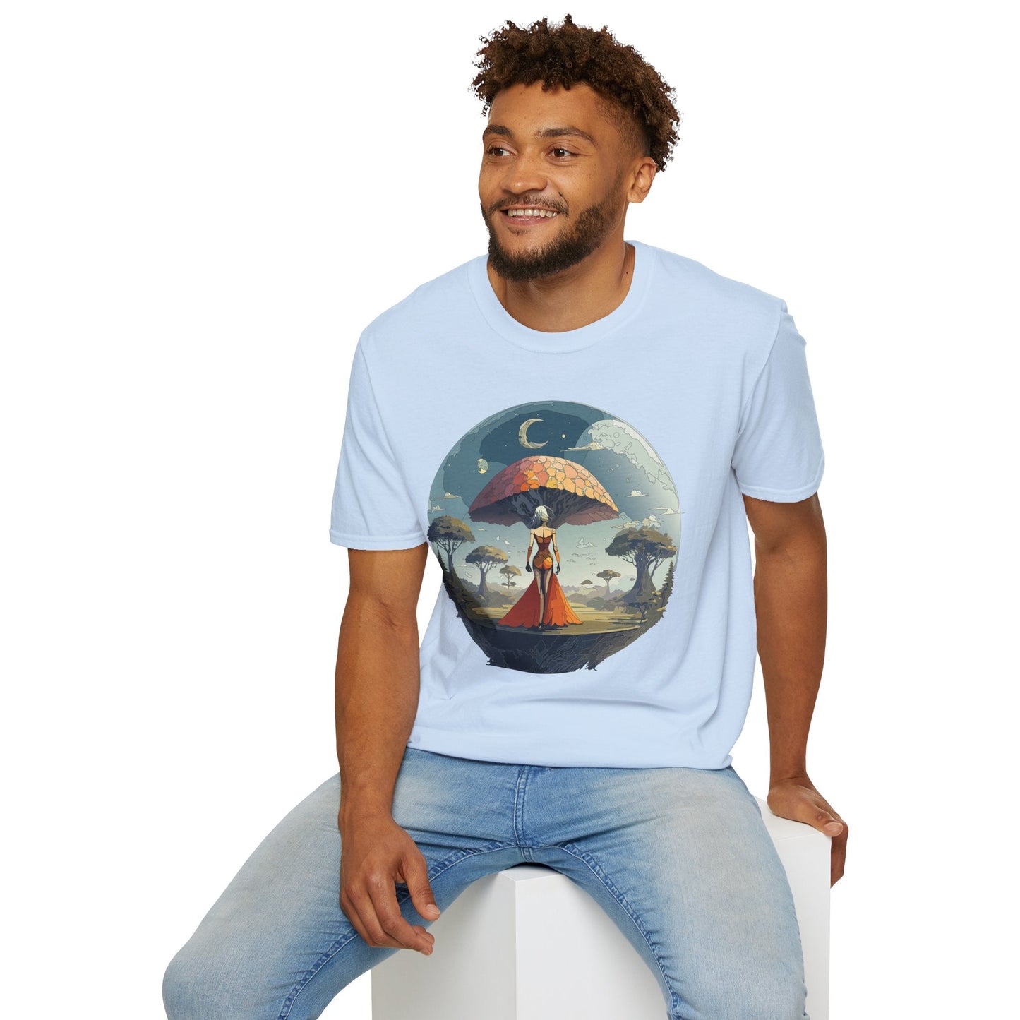 Womens Graphic T Shirts Art Design Shirt Softstyle Casual Tee 64000 Gildan Ring Spun Cotton