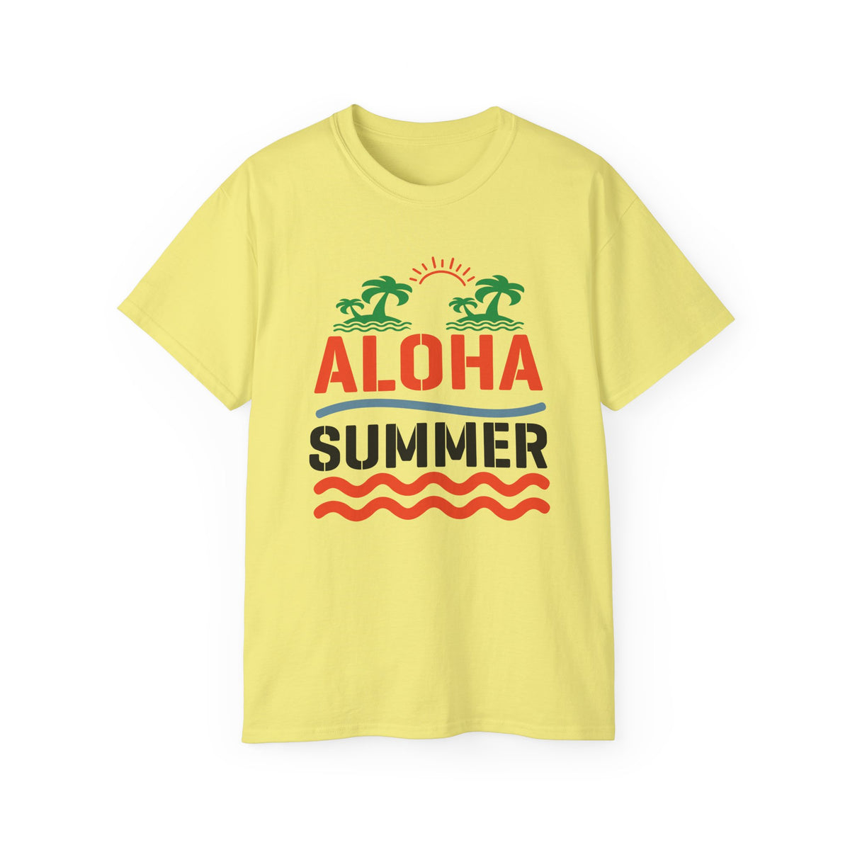 Aloha Summer Shirt | Tropical Palm Beach Tee