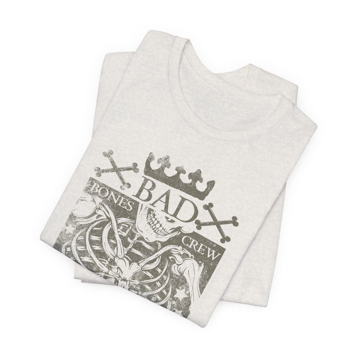 Skeleton Ribcage Tee Bones Crew Graphic Shirt A-10