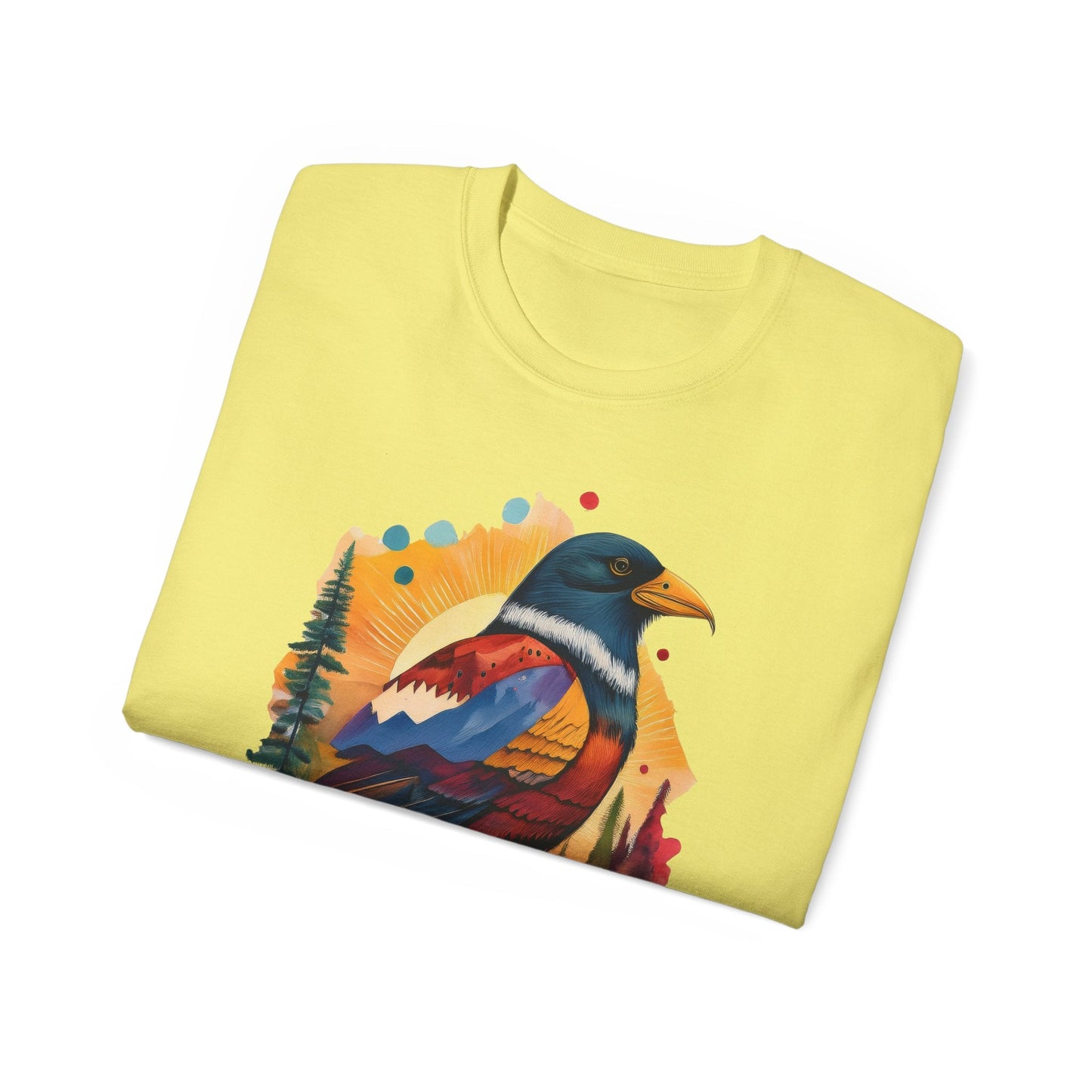 Colorado Bird Graphic Unisex Cotton T‑Shirt 3