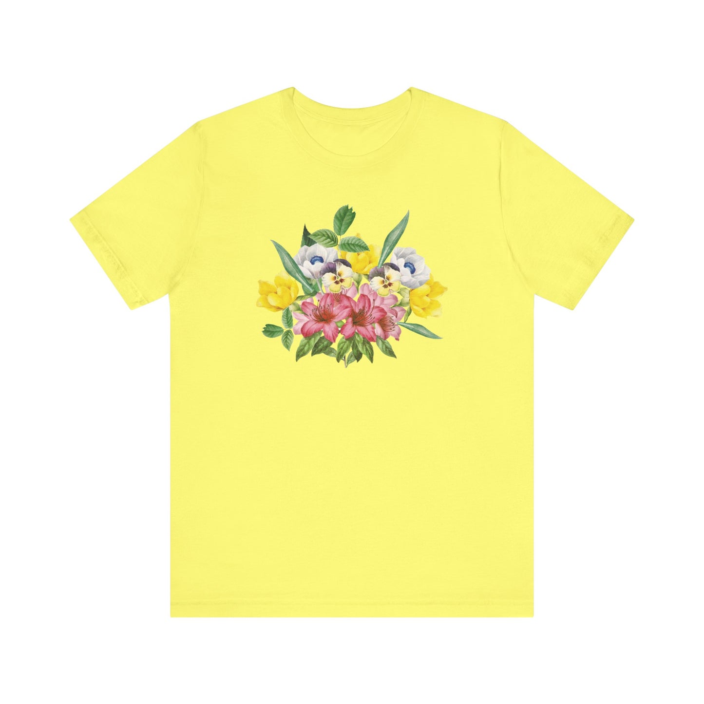 Tee-shirt en coton à imprimés floraux