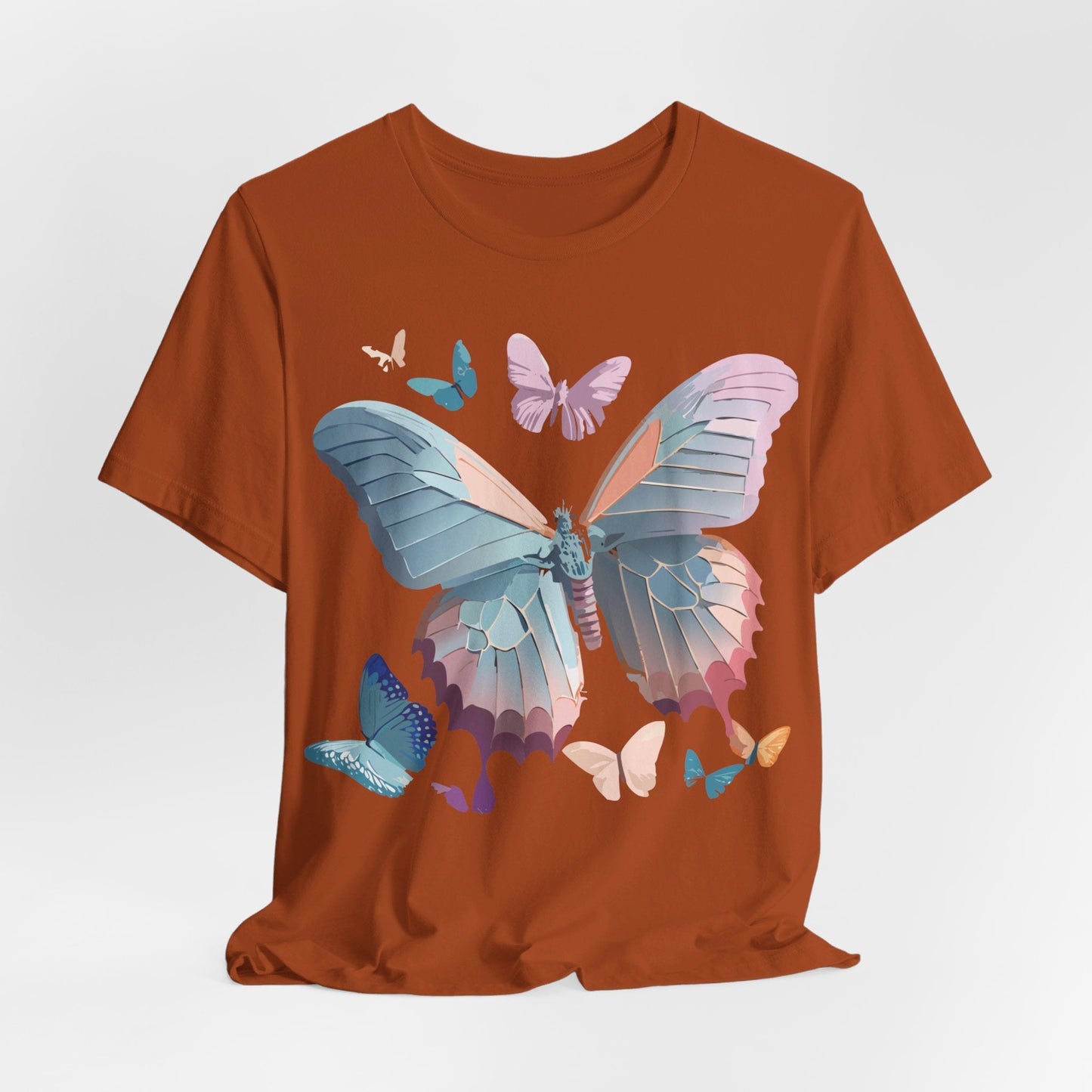 Adelpha Butterfly Graphic Tee Unisex Short Sleeve Vintage Art Design