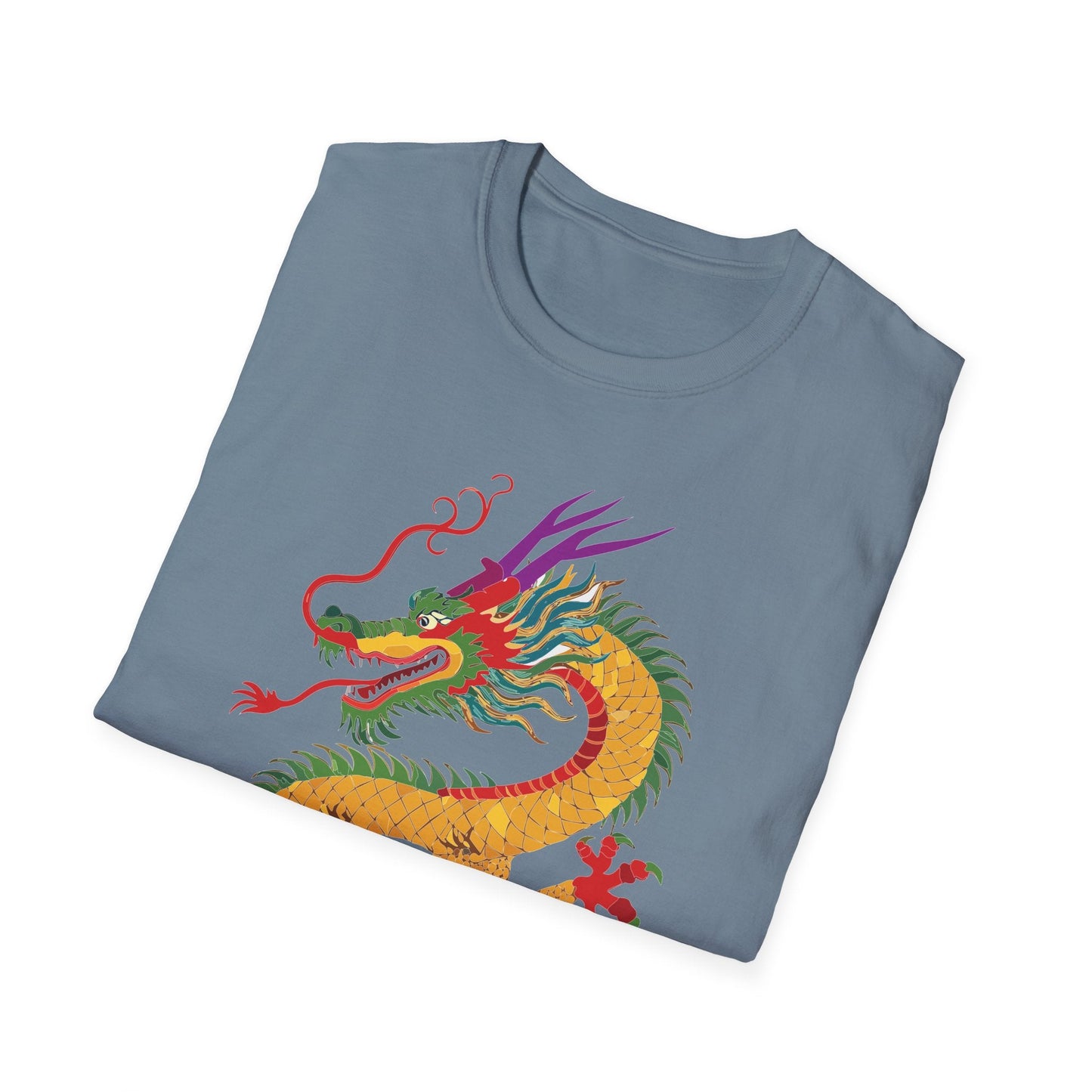 Dragon T Shirt Unisex Dragon Shirt Animal Design Softstyle Ring Spun Cotton Tee Comfort
