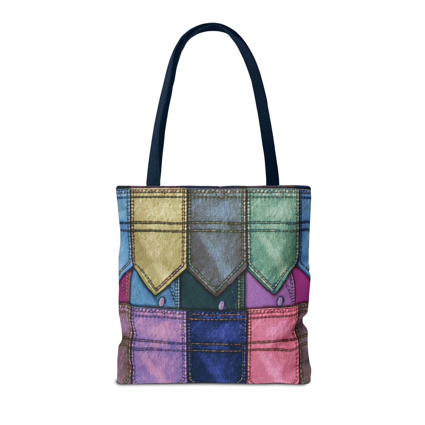 Denim Canvas Bag, Tote Bag Denim Printify
