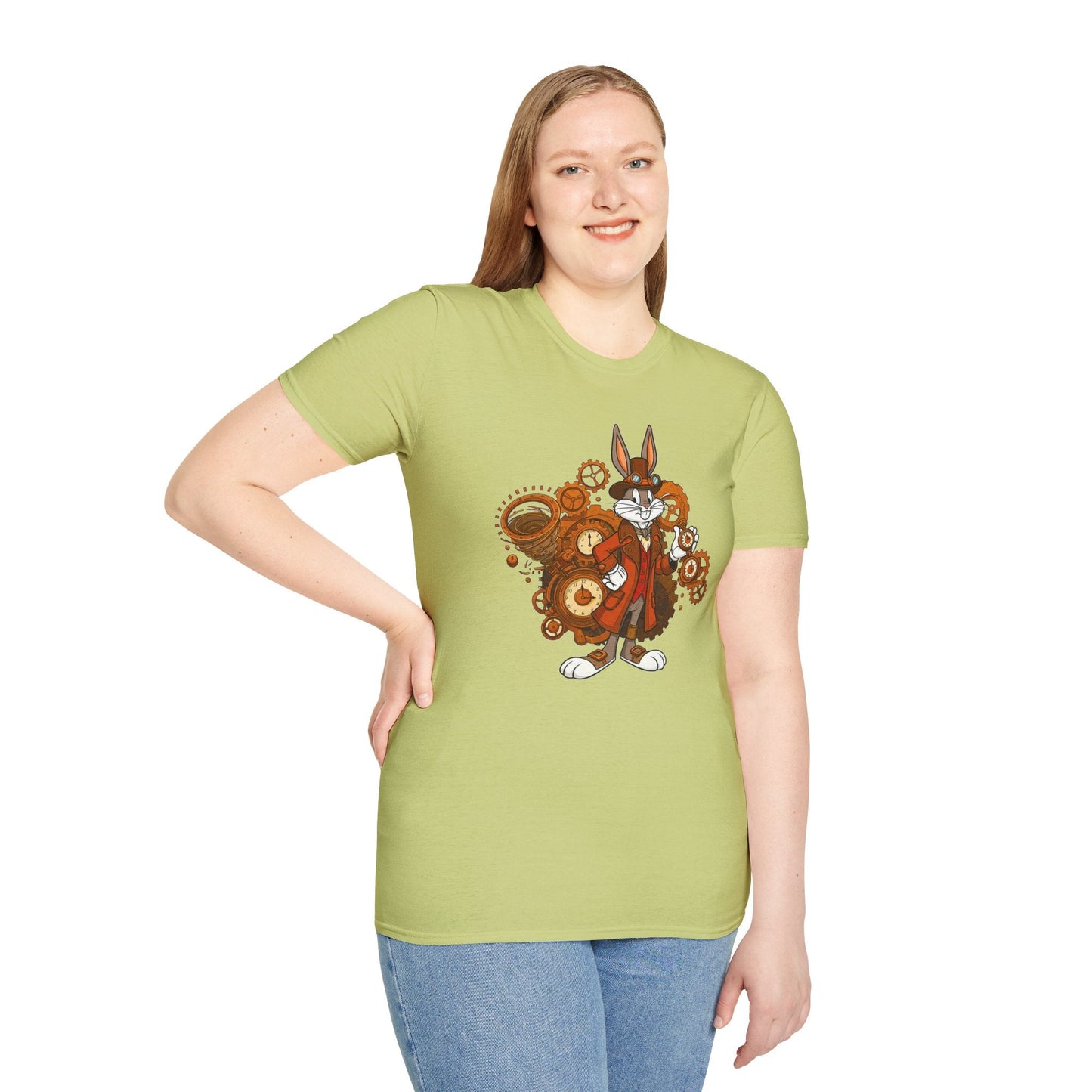 Bugs Bunny T Shirt Cartoon Tee Unisex Softstyle 100 Percent Cotton Gildan 64000 Tee