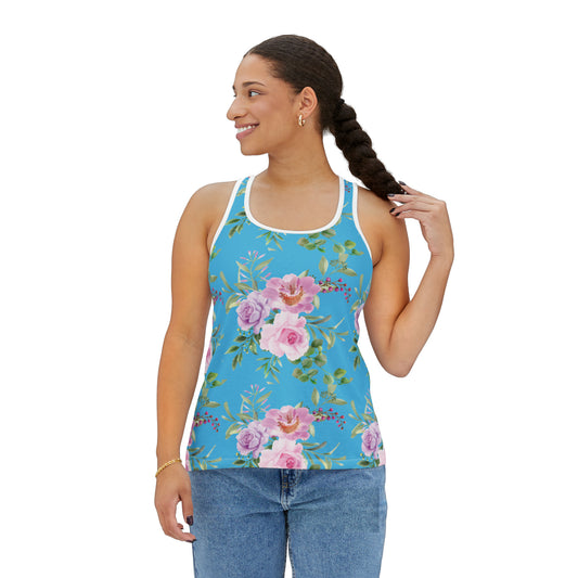 Summer Tank Top with floral prints