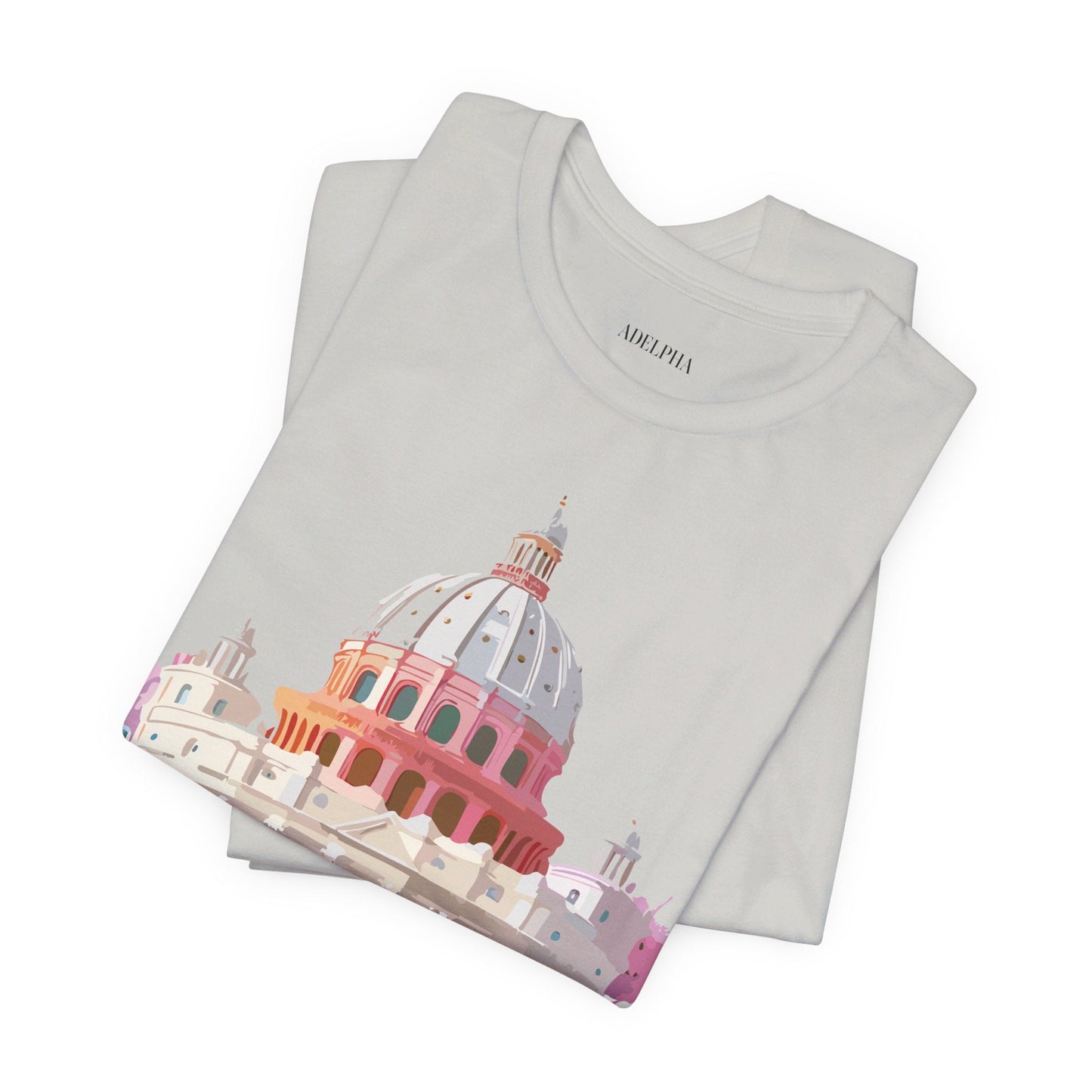 Adelpha Rome Tourist Shirt Unisex Graphic Tee With Vintage Art Design Comfortable Fit