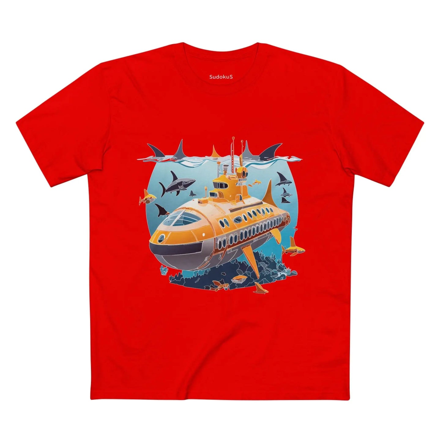 Ocean Coast Graphic Unisex 100 Cotton Staple Tee 17