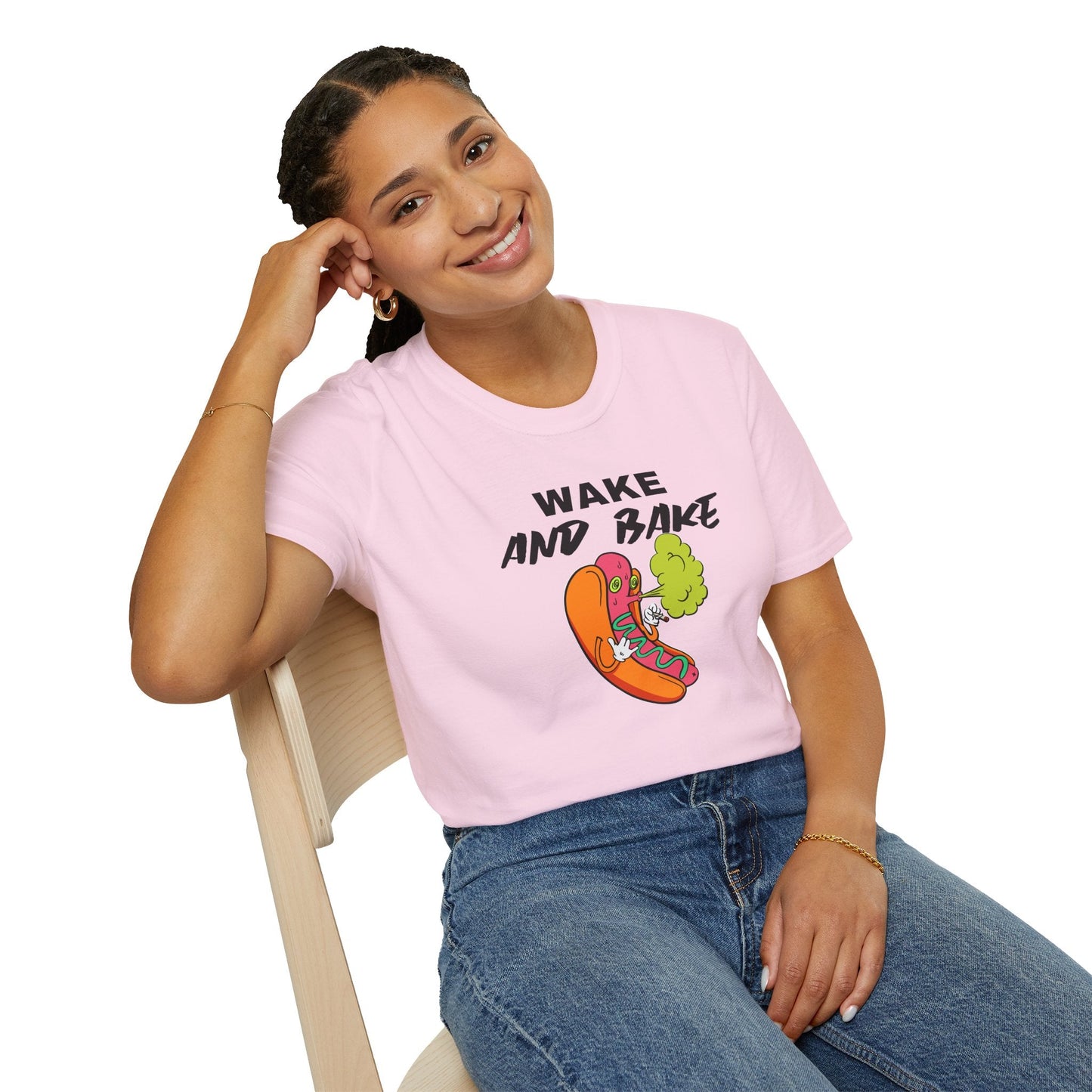 Funny Food T Shirts Unisex Softstyle Tee With Art Design Gildan 64000 100 Percent Ring Spun Cotton