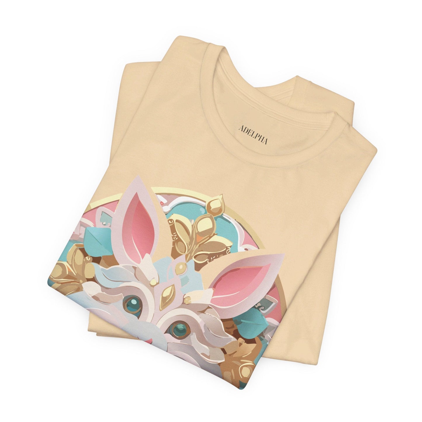 Medallion Graphic Unisex 100 Cotton Vintage Animal Medal Artwork Tee 88