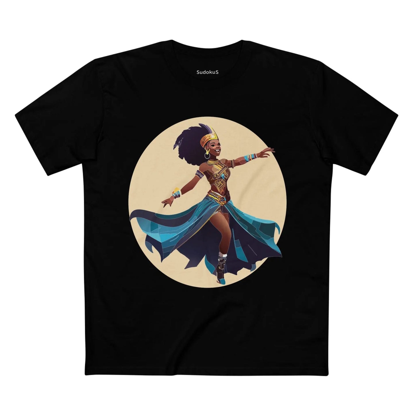Dancer Graphic Unisex 100 Cotton Staple Tee 10