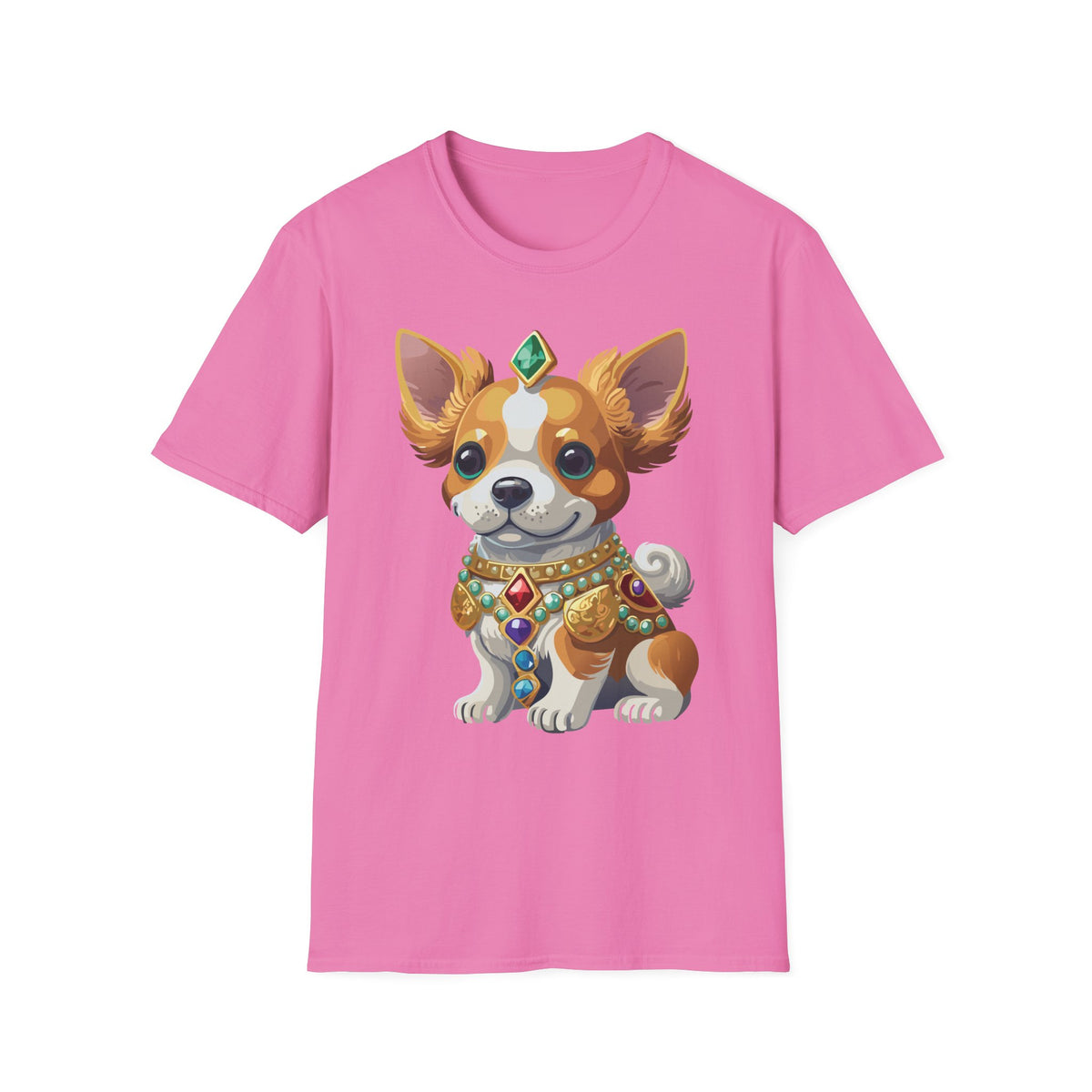 Corgi Prince T-Shirt — Cute Royal Dog Graphic Design Unisex 100 Cotton Gildan T-Shirt