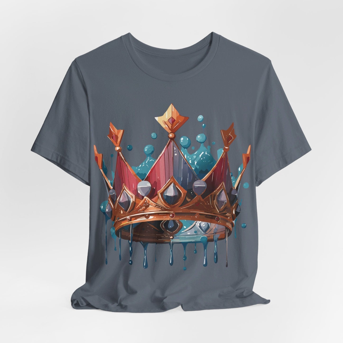 Crown Graphic Unisex 100 Cotton Vintage Artwork Tee 7