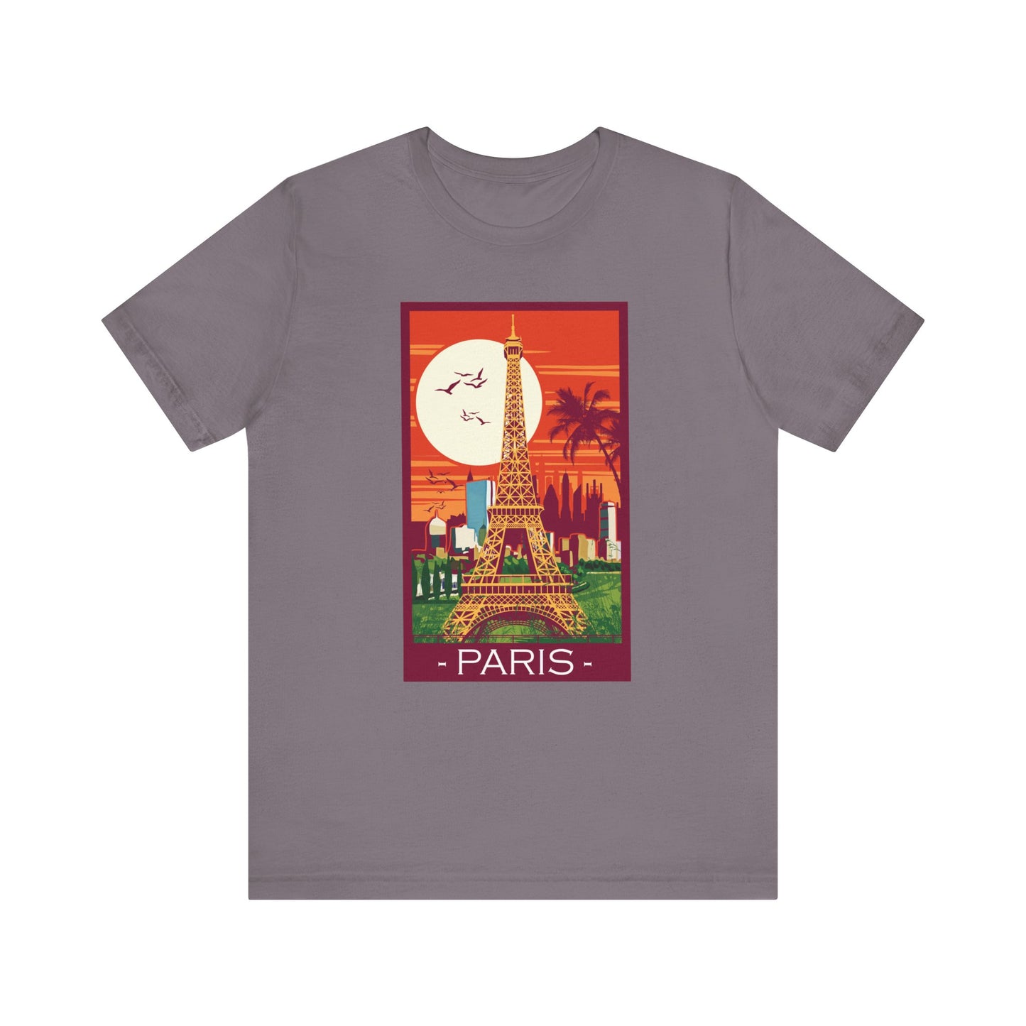 Retro Poster Paris Graphic Design Tee, Paris Shirt, Vintage Tees, Art Design T-Shirt, Graphic Tee, Retro Art Shirts