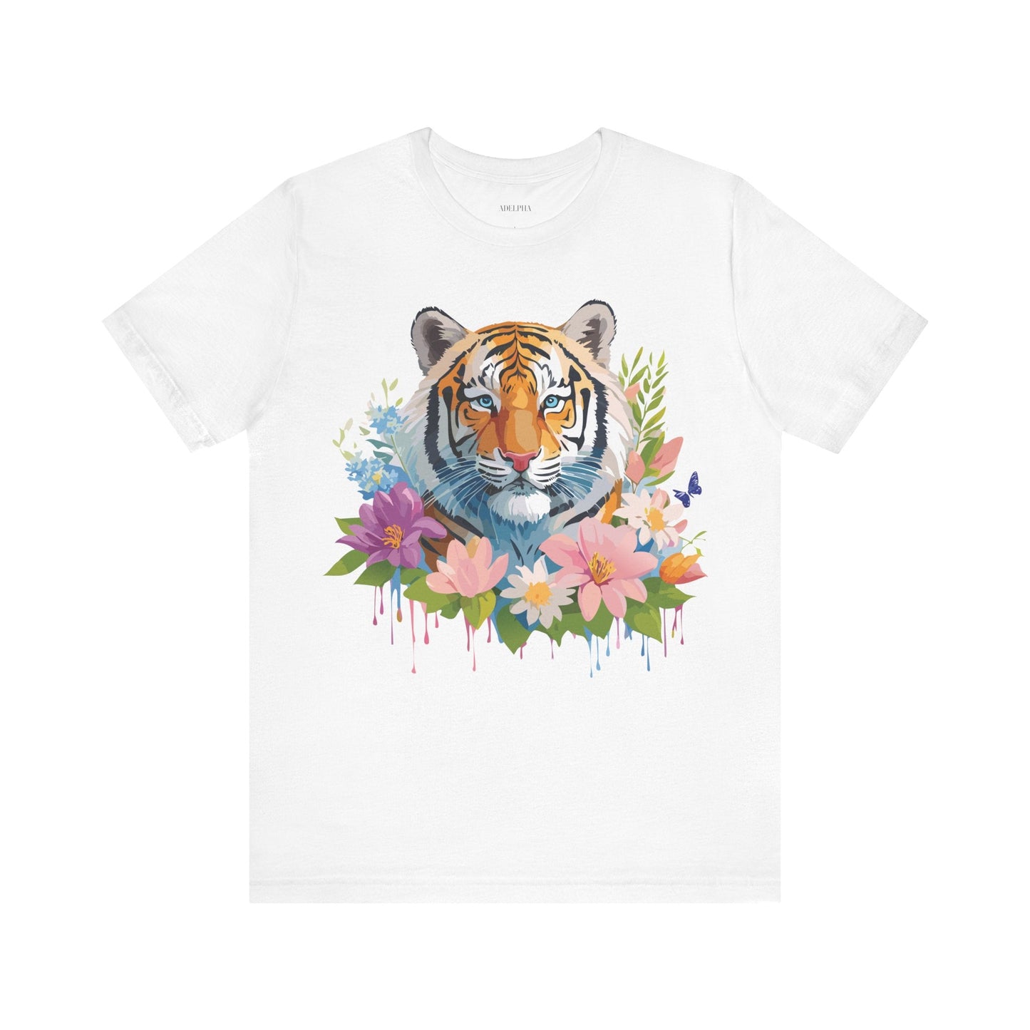 Tiger Graphic Tee Unisex Vintage Inspired Shirt By Adelpha Premium Short Sleeve Edition