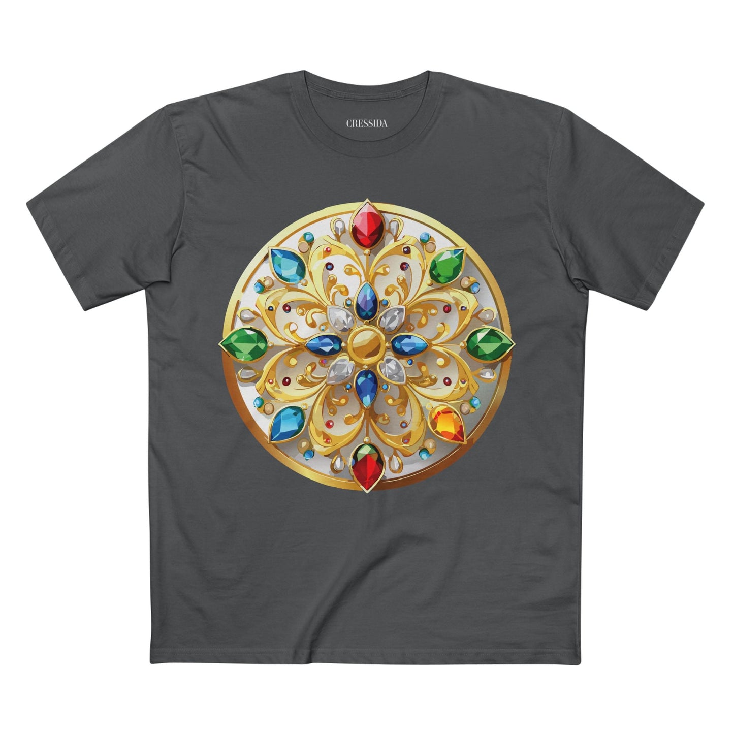 Medallion Graphic T-Shirt Unisex 100 Cotton With Gold Art Design Medal Tee 3