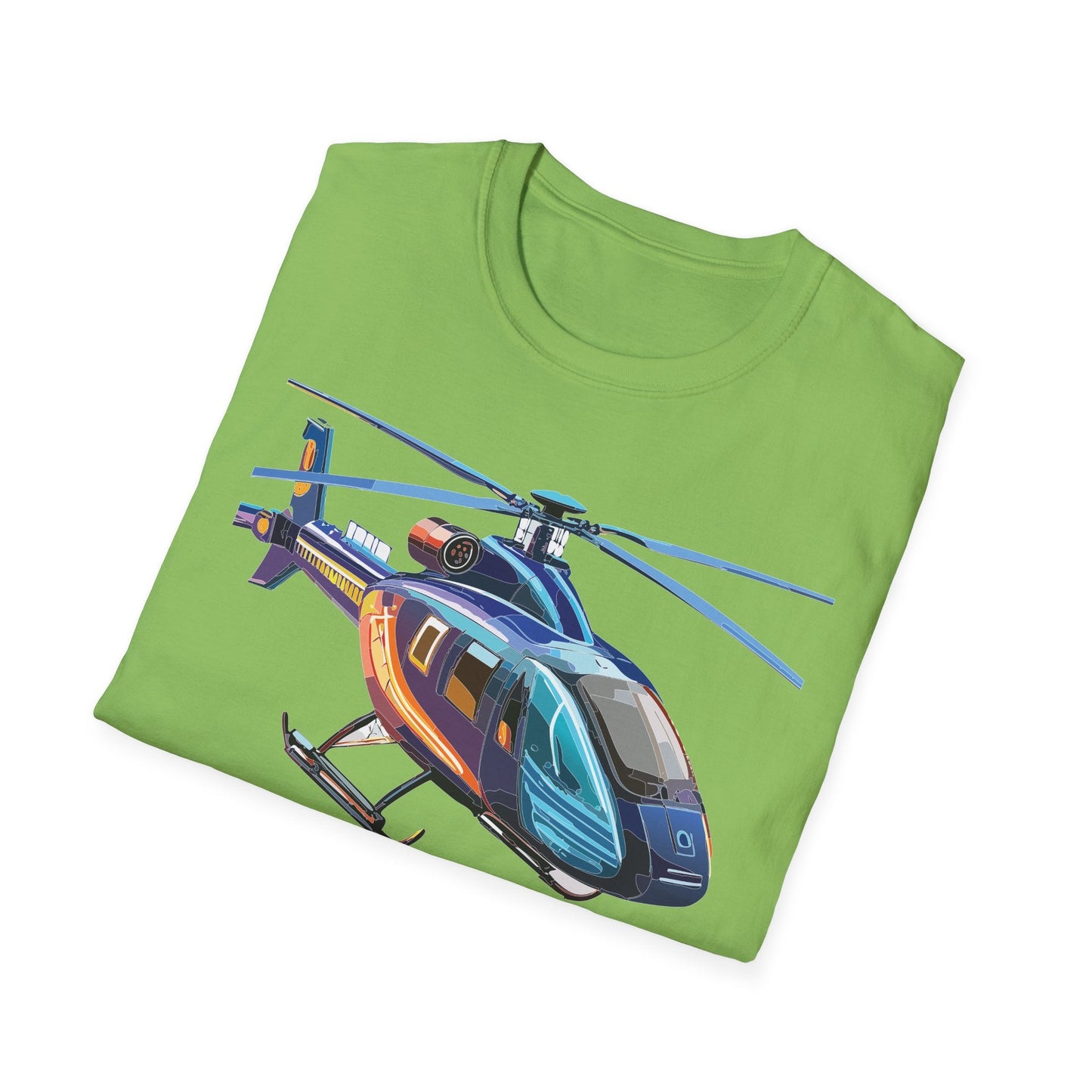 Chopper Helicopter Shirt Unisex T Shirt Softstyle 100 Percent Cotton Comfort Wear