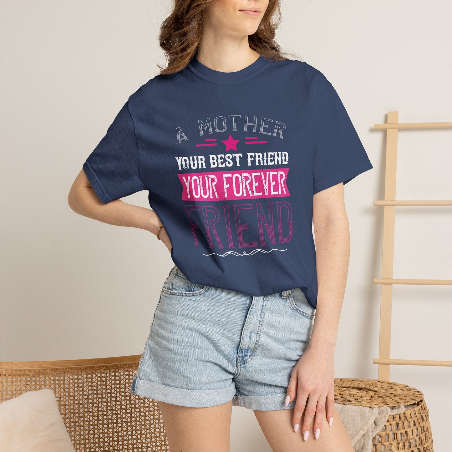 Mom T-shirt Mother Day Mama Tee Unisex Comfort Colors Garment-Dyed Cotton h55