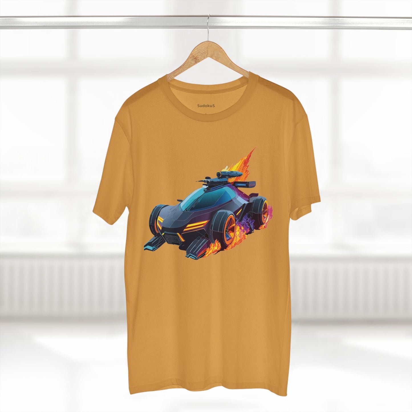 Car Graphic Unisex 100 Cotton Staple Tee 15