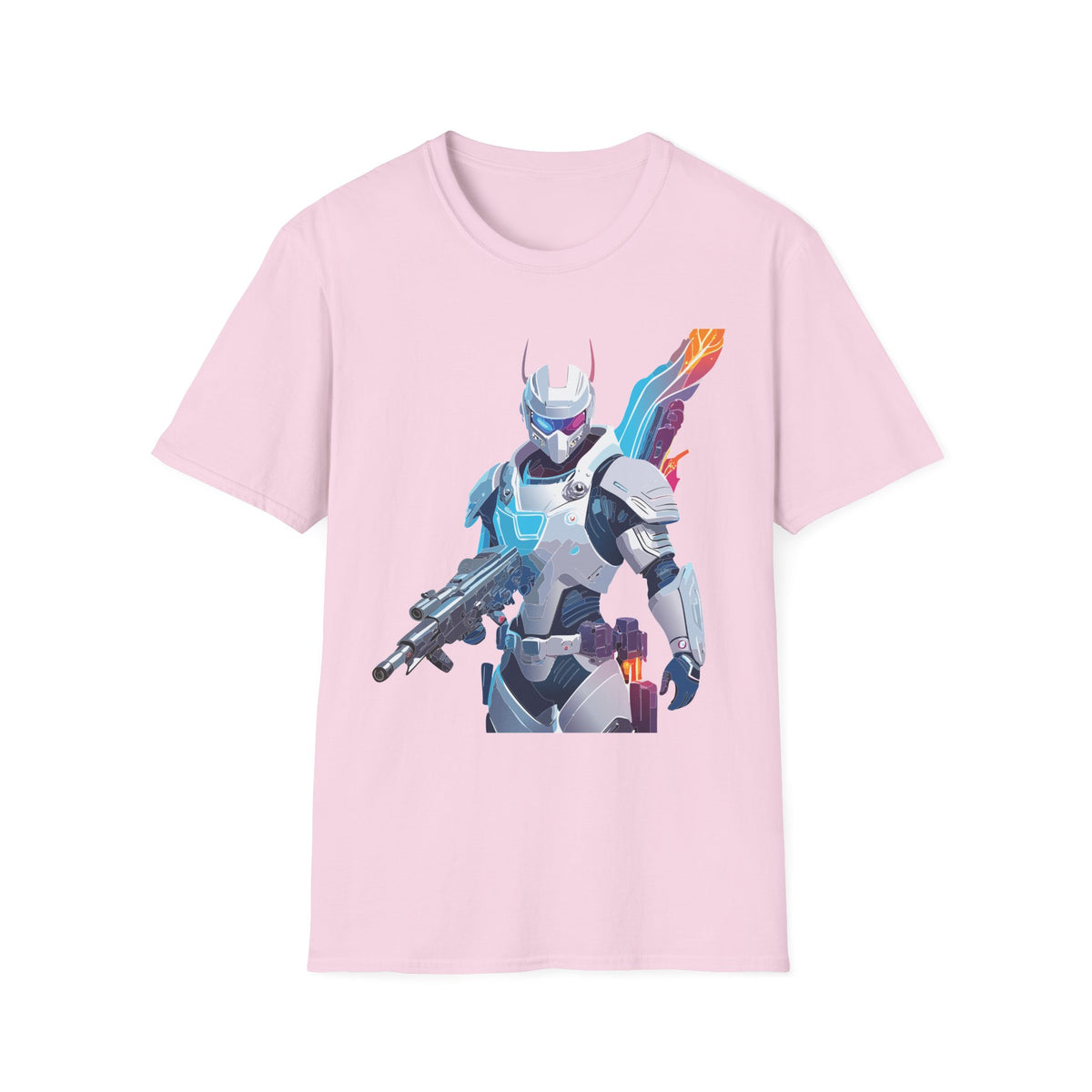 Cartoon Warrior Graphic Tee Gildan Unisex 100 Cotton Tee Shirt c43