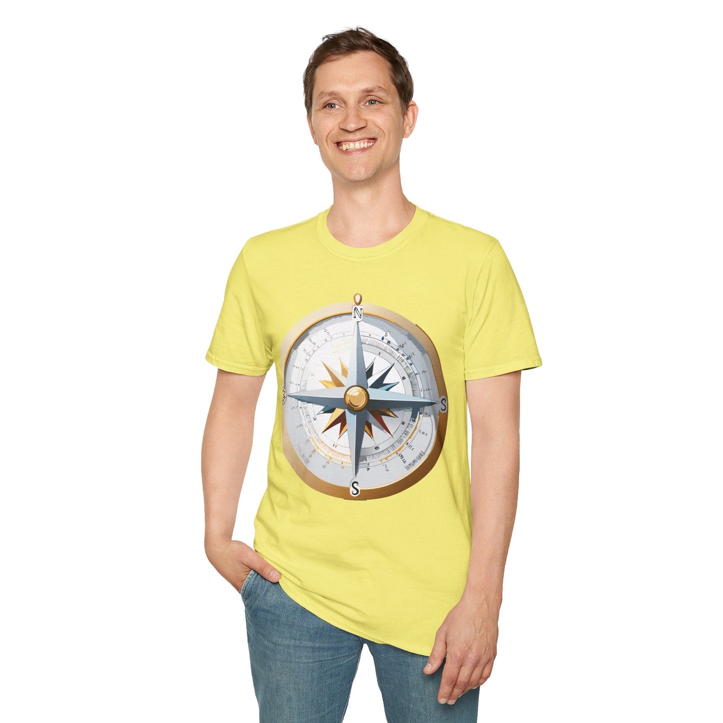 Compass Navigator Graphic Tee Unisex 100 Cotton 12
