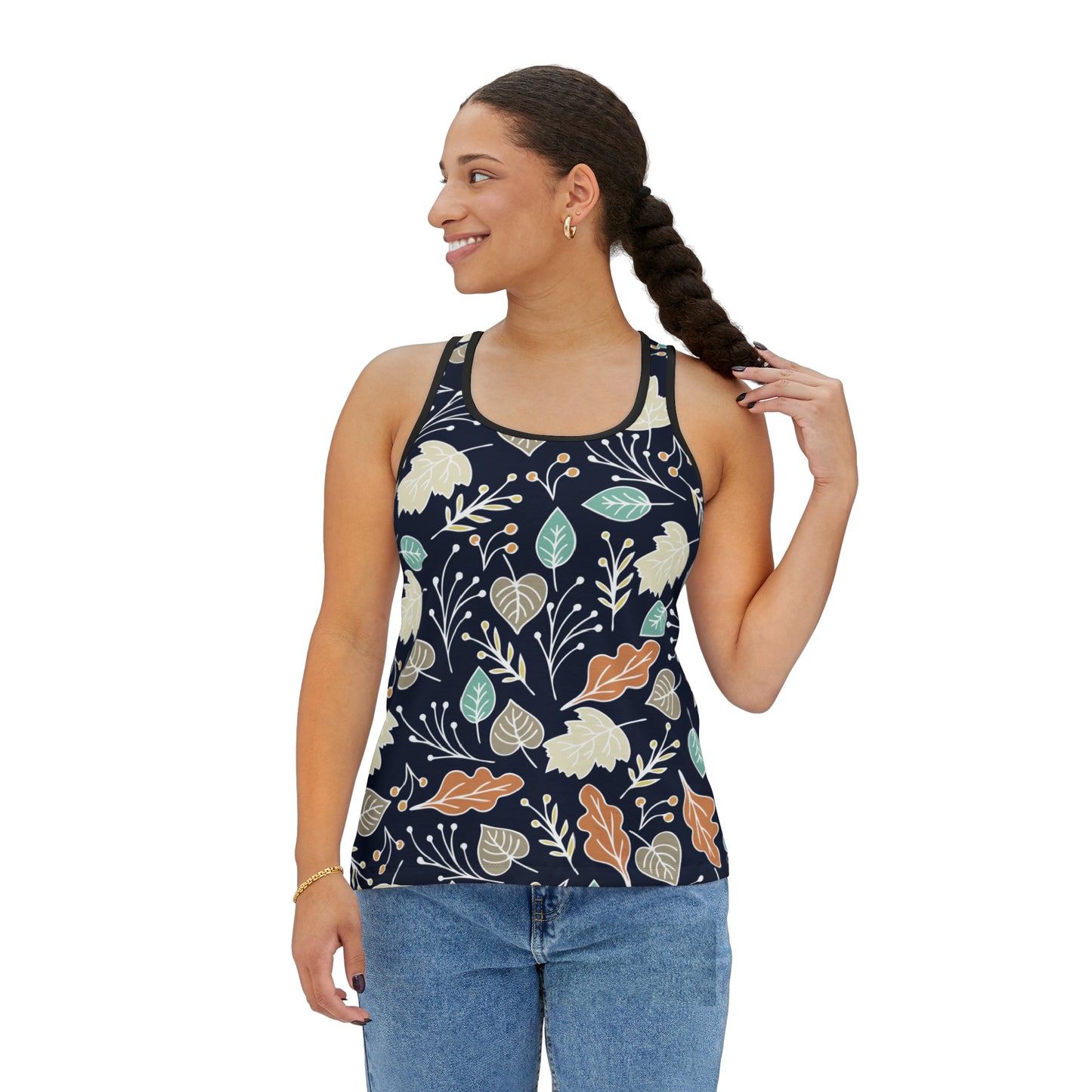 Camiseta de tirantes de verano con estampados florales