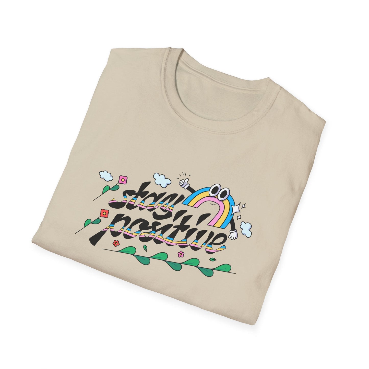 Positive Slogan T Shirts Unisex Softstyle Tee With Positive Words And Good Quotes Gildan 64000