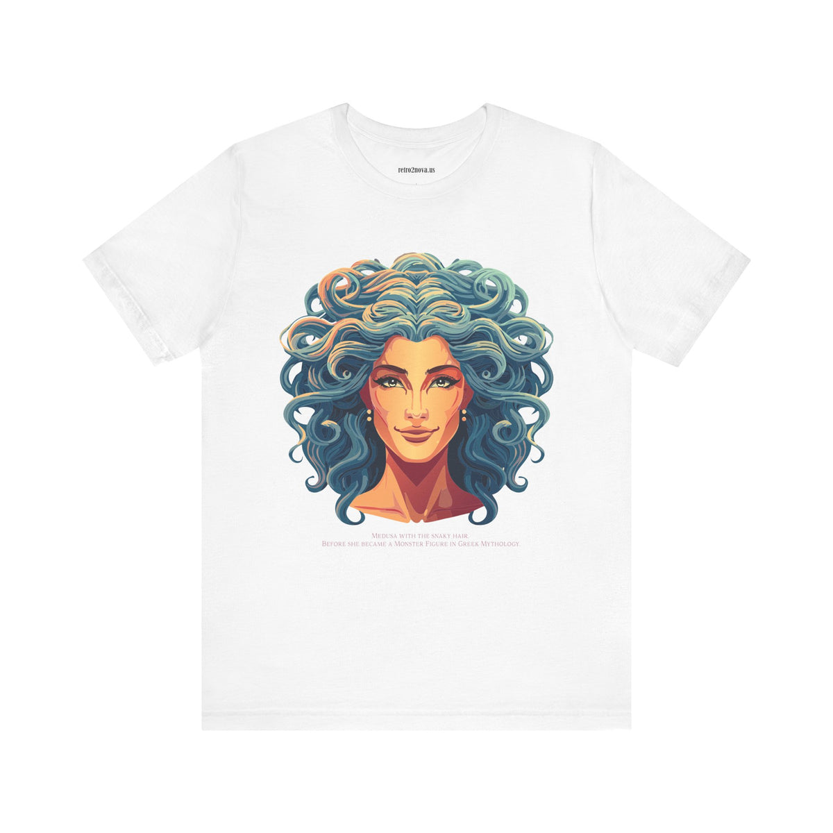 Goddess Graphic Unisex Cotton Bella+Canvas Tee with Medusa