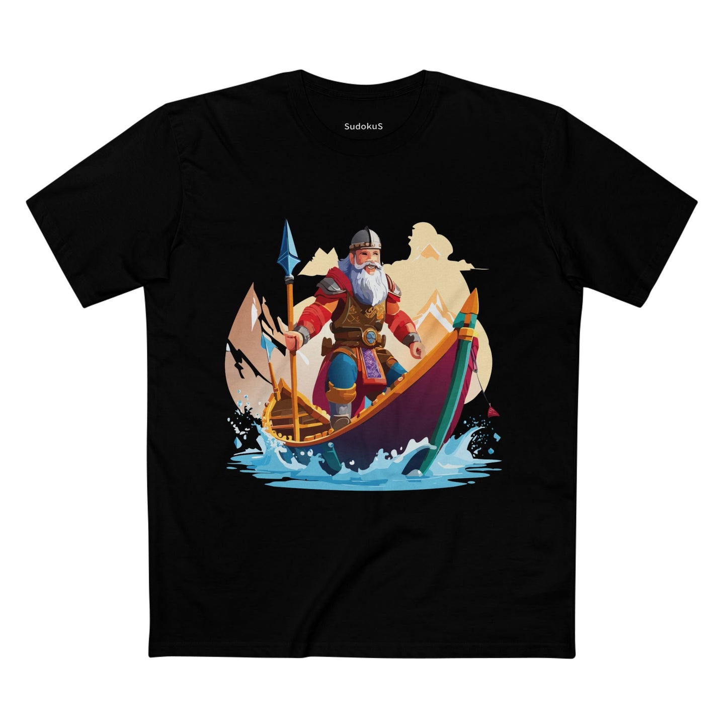 Viking Graphic Unisex 100 Cotton Staple Tee 6