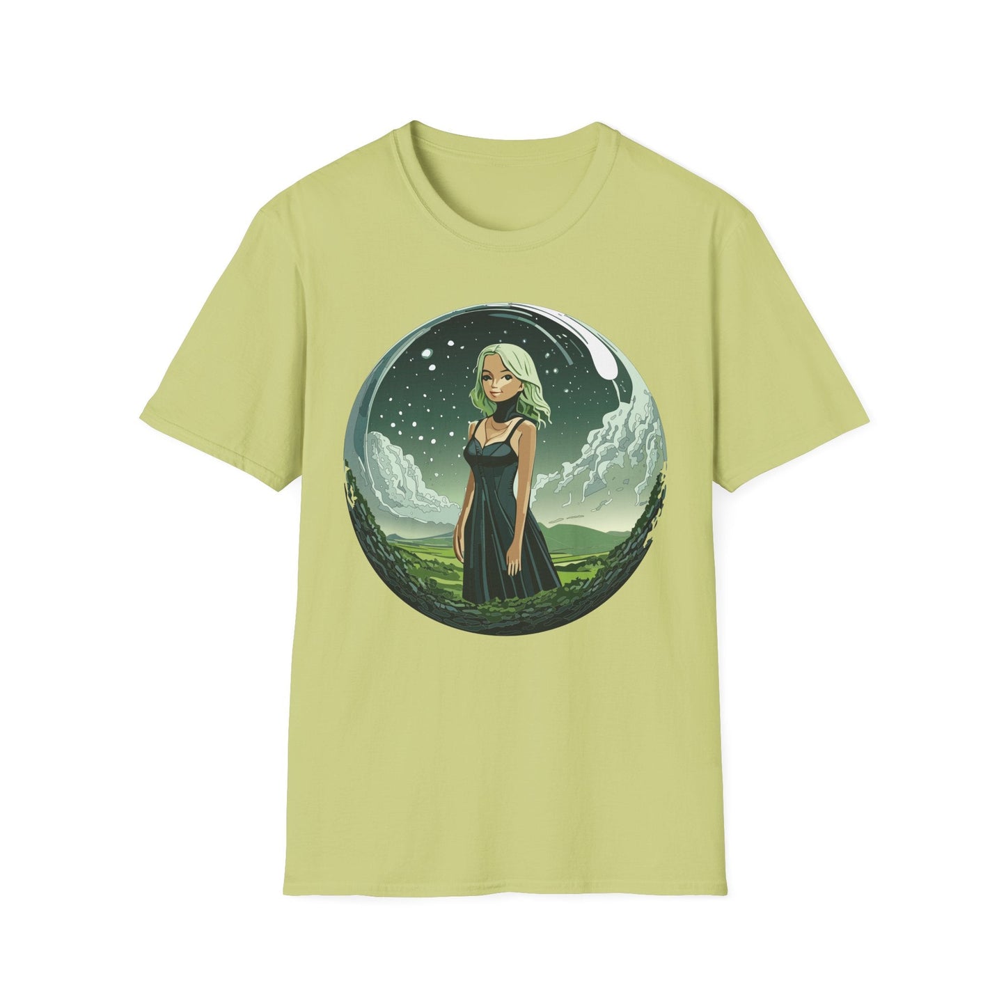 Womens Graphic T Shirt Art Design Tee Ladies Short Sleeve Softstyle 64000 Cotton Ring Spun