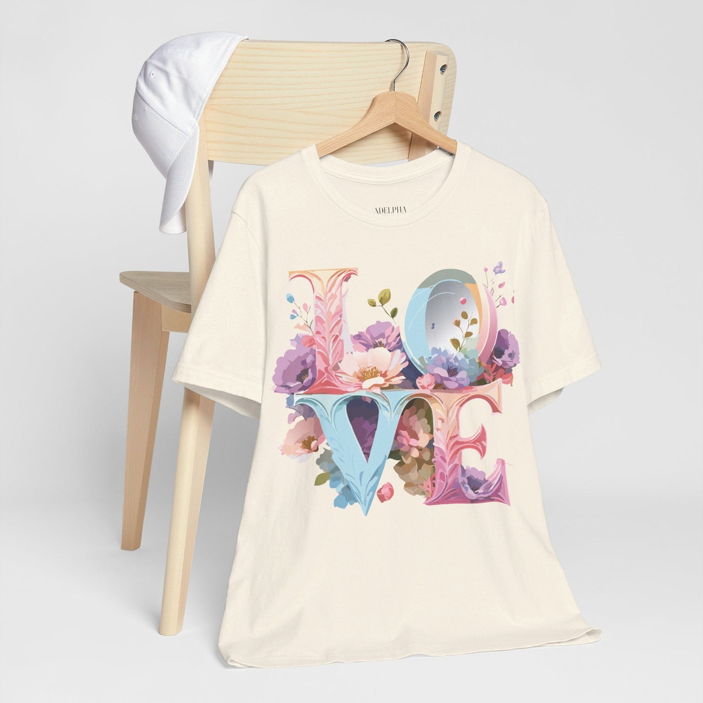 Adelpha Valentine Graphic Tee Unisex Short Sleeve Vintage Inspired Art Design for Everyday Wear