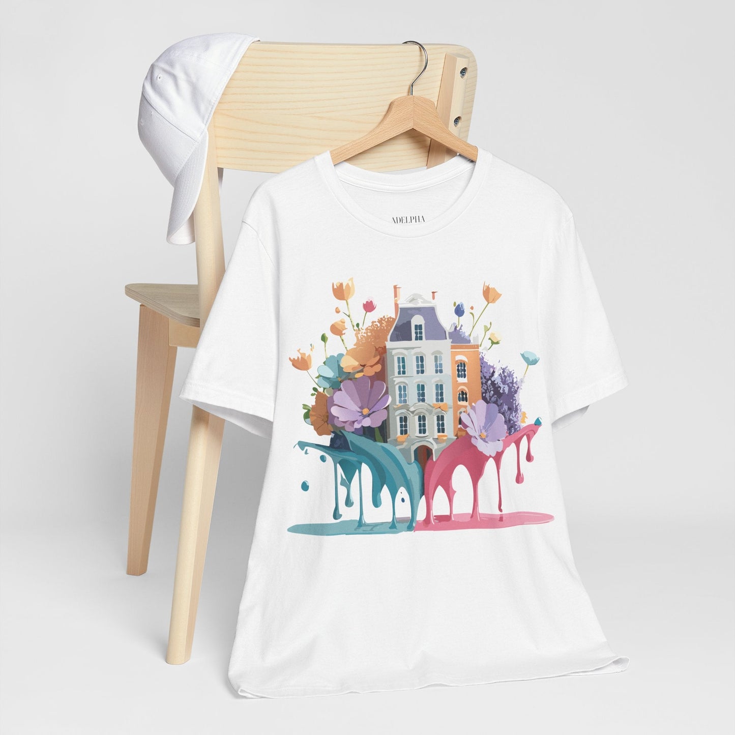 Amsterdam Graphic Tee Unisex Jersey Short Sleeve Shirt Travel Themed Original Artwork