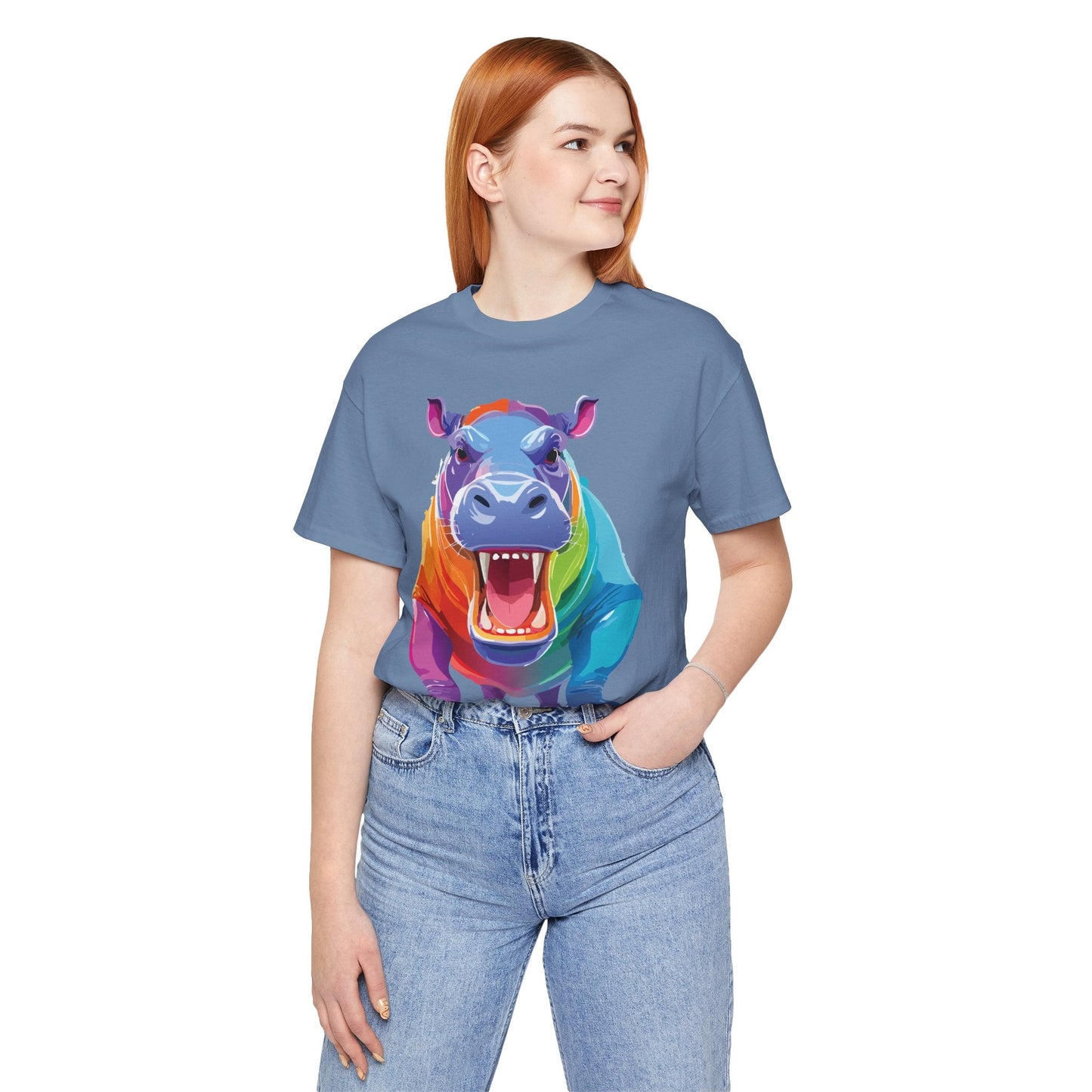 Unisex Animal Tee Shirt With Art Design Wild Animals Graphic Tee For Men Women All Sizes