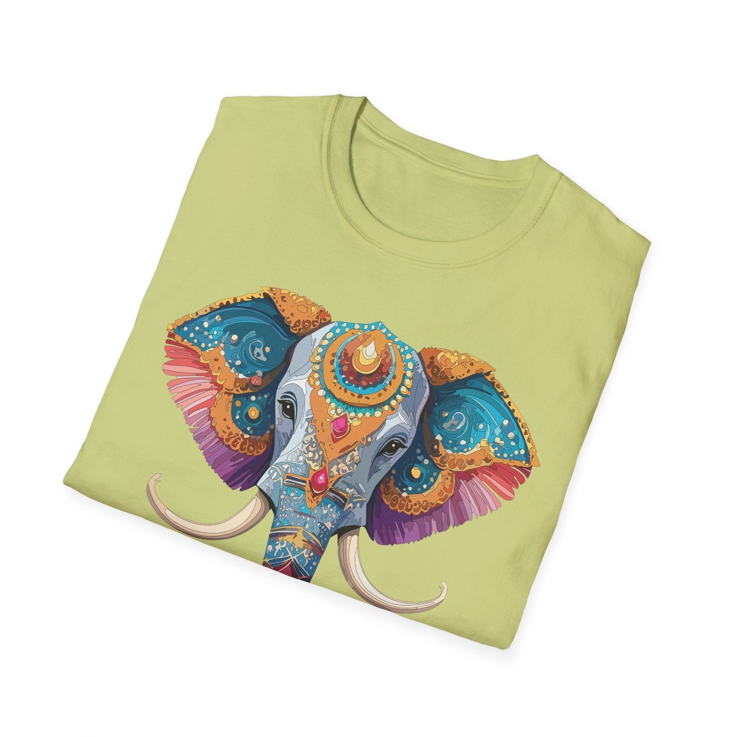 Elephant Shirt Unisex Elephant Tee Softstyle Cotton Gildan 64000 Animal Tee Graphic Elephant Tee