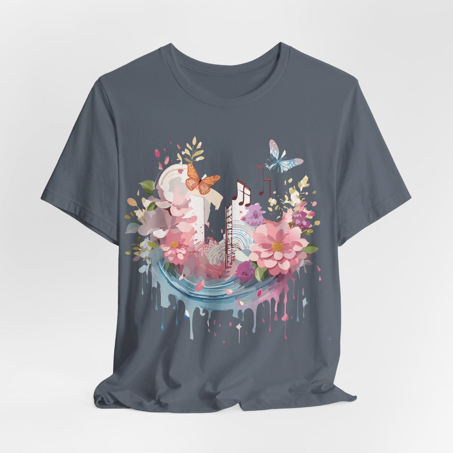 Adelpha Vintage Inspired Graphic T Shirt Unisex Short Sleeve Art Tee Premium Quality